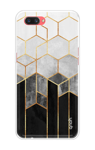 Hexagonal Pattern Soft Cover for Oppo A3s