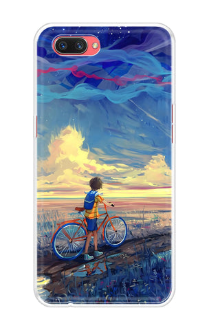 Riding Bicycle to Dreamland Soft Cover for Oppo A3s