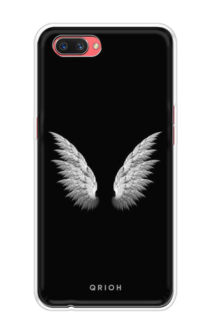 White Angel Wings Soft Cover for Oppo A3s