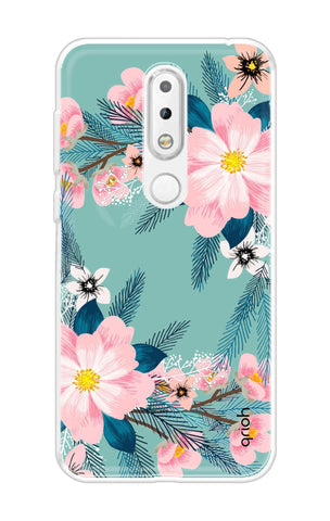 Wild flower Soft Cover for Nokia 5.1 Plus