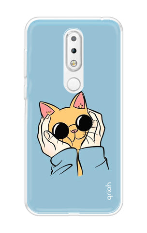 Attitude Cat Soft Cover for Nokia 5.1 Plus