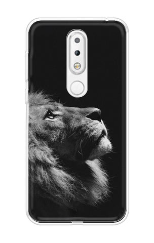 Lion Looking to Sky Soft Cover for Nokia 5.1 Plus