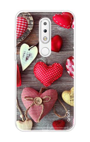 Valentine Hearts Soft Cover for Nokia 6.1 Plus
