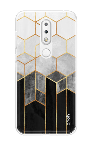Hexagonal Pattern Soft Cover for Nokia 6.1 Plus