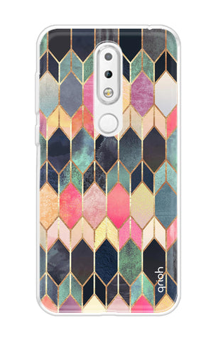 Shimmery Pattern Soft Cover for Nokia 6.1 Plus