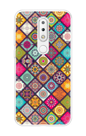 Multicolor Mandala Soft Cover for Nokia 6.1 Plus