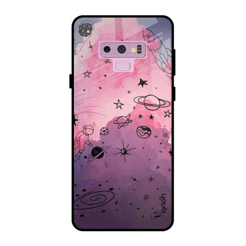 Space Doodles Glossy Case for Samsung Galaxy Note 9