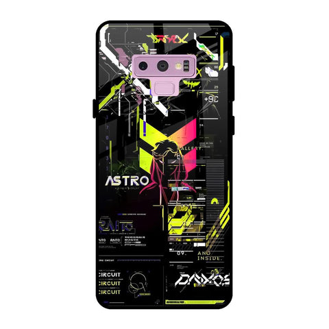 Astro Glitch Glossy Case for Samsung Galaxy Note 9