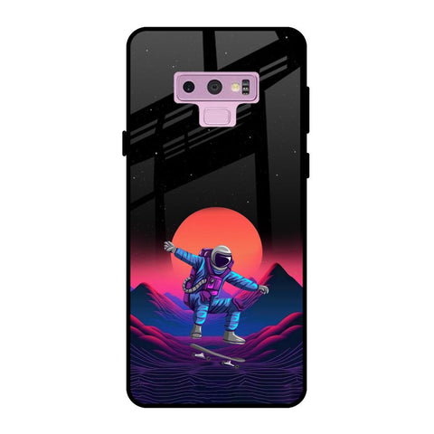 Retro Astronaut Glossy Case for Samsung Galaxy Note 9