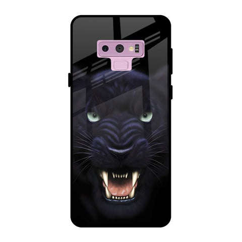 Angry Black Leopard Glossy Case for Samsung Galaxy Note 9