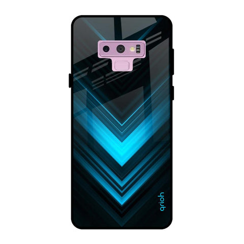 Vertical Blue Arrow Glossy Case For Samsung Galaxy Note 9