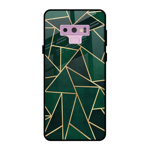 Abstract Green Glossy Case For Samsung Galaxy Note 9