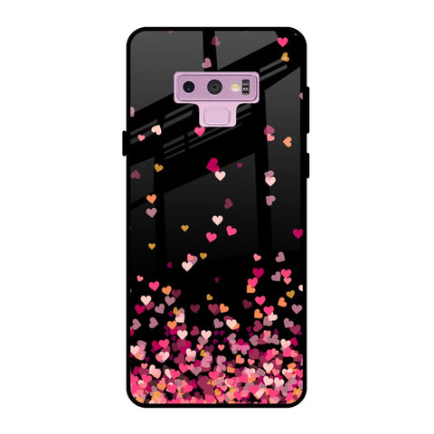 Heart Rain Fall Glossy Case For Samsung Galaxy Note 9