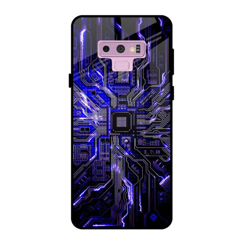 Techno Color Pattern Glossy Case For Samsung Galaxy Note 9