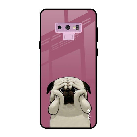 Funny Pug Face Glossy Case For Samsung Galaxy Note 9