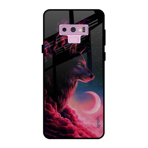 Moon Wolf Glossy Case for Samsung Galaxy Note 9