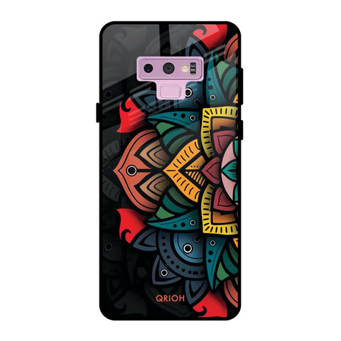 Retro Gorgeous Flower Glossy Case for Samsung Galaxy Note 9