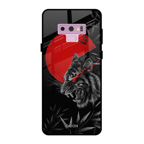 Red Moon Tiger Glossy Case for Samsung Galaxy Note 9