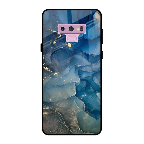 Blue Cool Marble Glossy Case for Samsung Galaxy Note 9