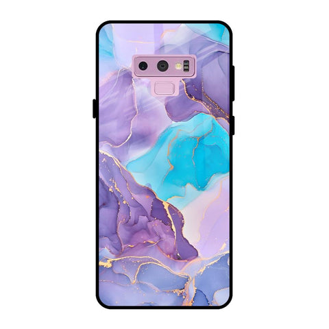 Alcohol ink Marble Glossy Case for Samsung Galaxy Note 9