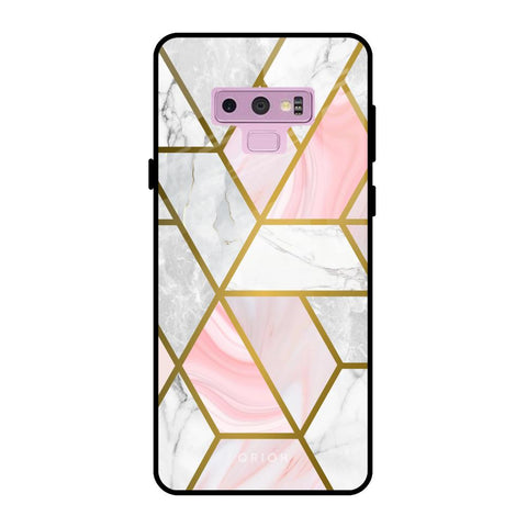 Geometrical Marble Glossy Case for Samsung Galaxy Note 9