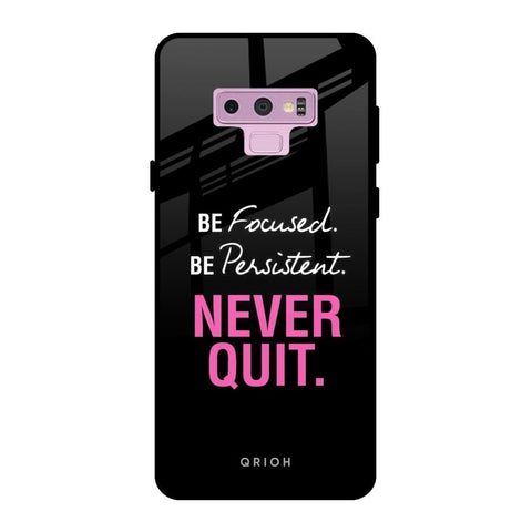 Be Focused Glossy case for Samsung Galaxy Note 9