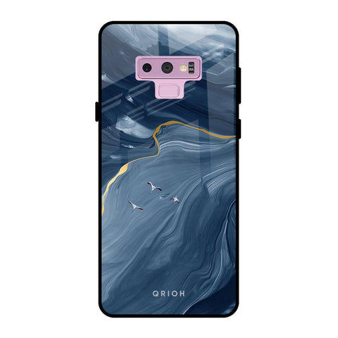 Deep Ocean Marble Glossy Case for Samsung Galaxy Note 9