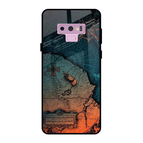Geographical Map Glossy Case for Samsung Galaxy Note 9