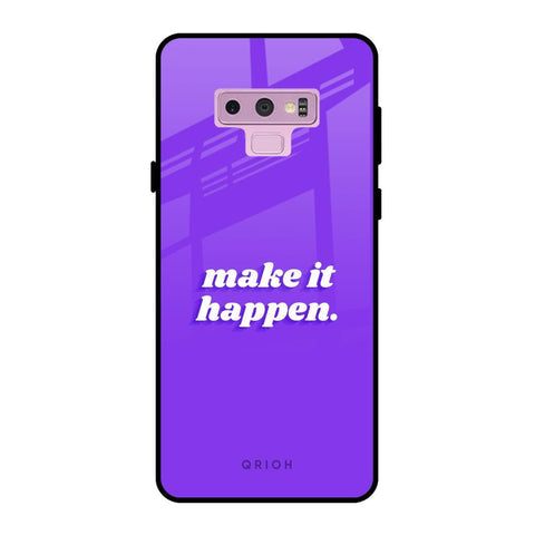 Make it Happen Glossy Case for Samsung Galaxy Note 9