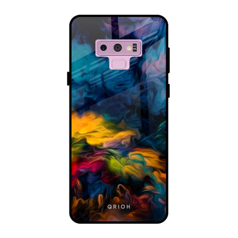 Multicolor Oil Painting Glossy Case for Samsung Galaxy Note 9