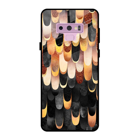 Bronze Abstract Glossy Case for Samsung Galaxy Note 9