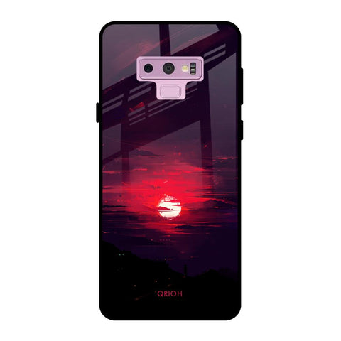 Morning Red Sky Glossy Case For Samsung Galaxy Note 9