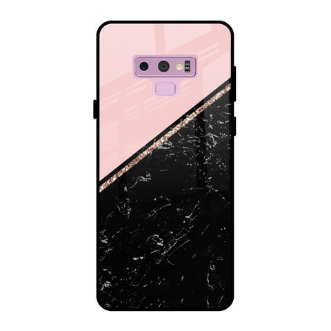 Marble Texture Pink Glossy Case For Samsung Galaxy Note 9