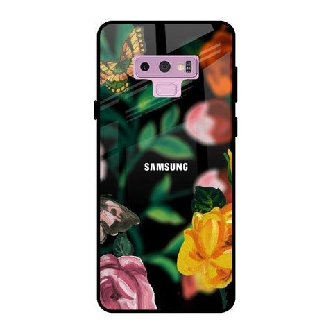 Flowers & Butterfly Glossy Case for Samsung Galaxy Note 9