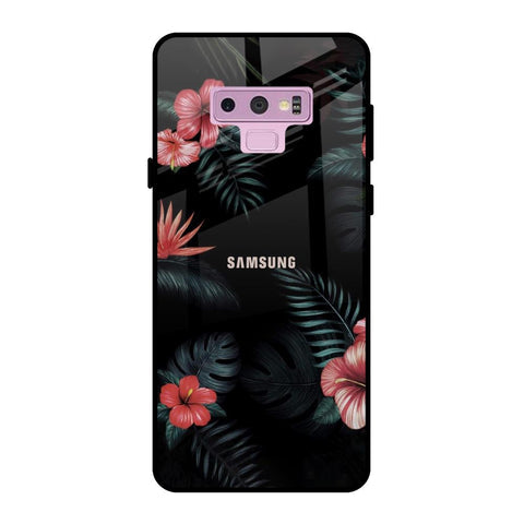 Tropical Art Flower Glossy Case for Samsung Galaxy Note 9