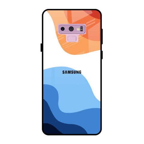 Wavy Color Pattern Glossy Case for Samsung Galaxy Note 9