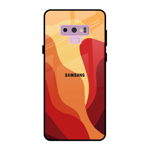 Magma Color Pattern Glossy Case for Samsung Galaxy Note 9