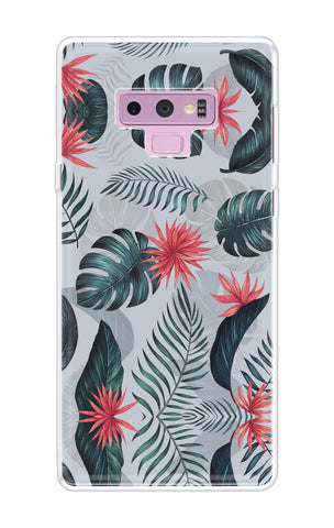 Retro Floral Leaf Soft Cover for Samsung Galaxy Note 9