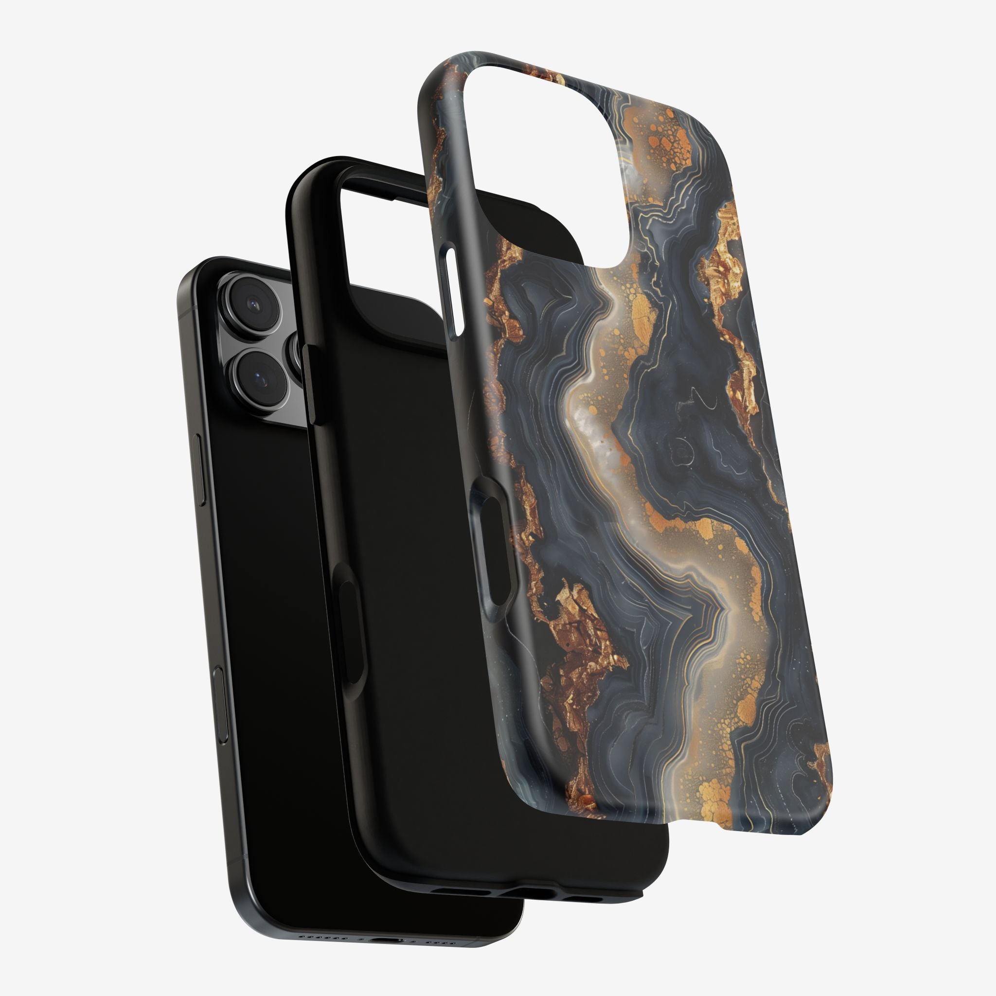 Midnight Agate Premium Tough Shining Phone Case (Double Layer) Available For All iPhone Models