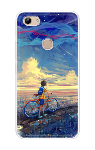 Riding Bicycle to Dreamland Soft Cover for Vivo Y81