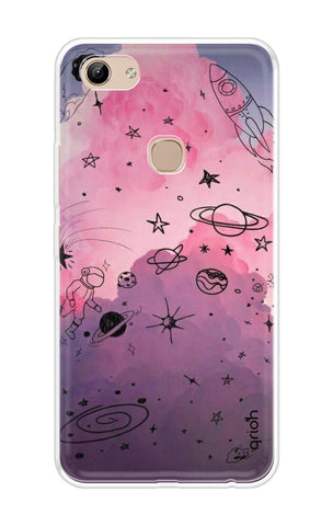 Space Doodles Art Soft Cover For Vivo Y81
