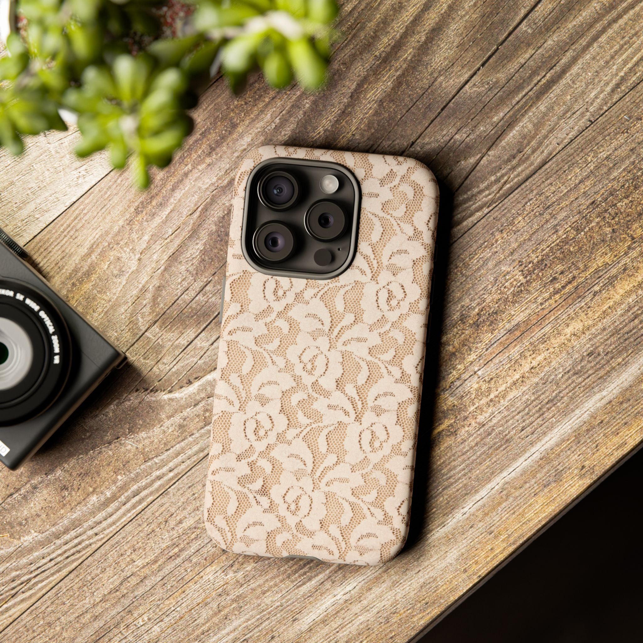 Coastal Toile Tough Case  Available For All iPhone Models
