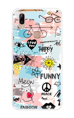 Happy Doodle Soft Cover for Vivo Y83 Pro