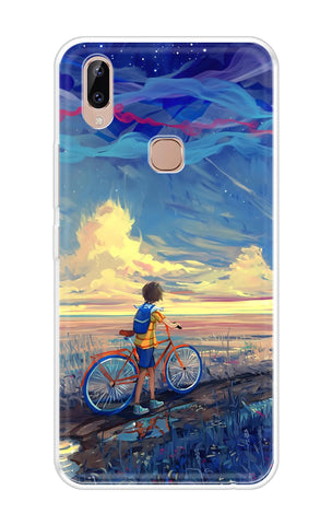 Riding Bicycle to Dreamland Soft Cover for Vivo Y83 Pro
