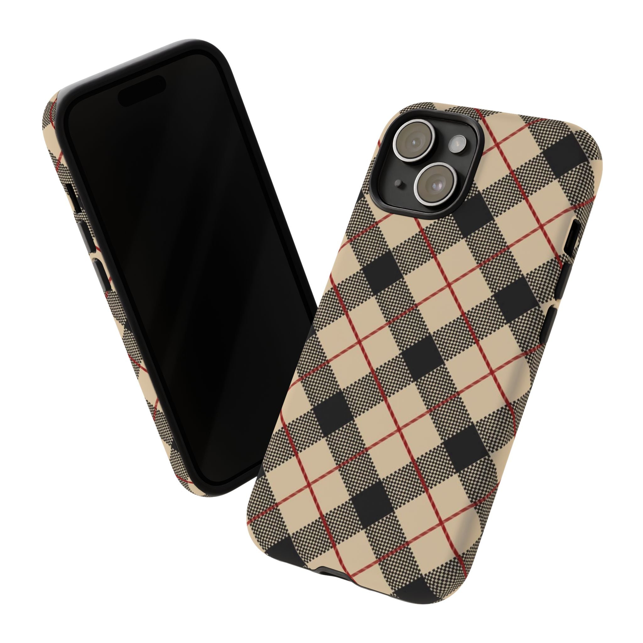 Heritage Plaid Premium Tough Shining Phone Case (Double Layer) Available For All iPhone Models