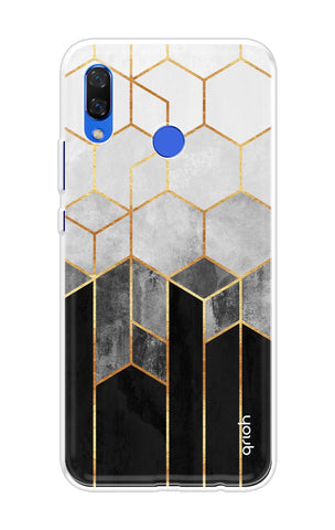 Hexagonal Pattern Soft Cover for Huawei Nova 3i