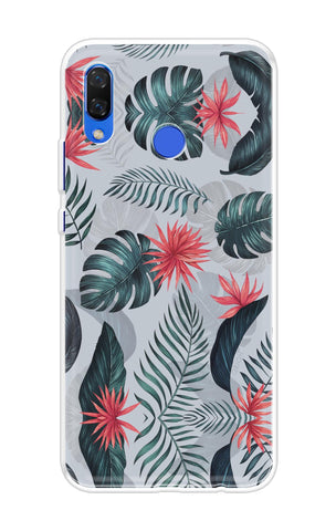 Retro Floral Leaf Soft Cover for Huawei Nova 3i