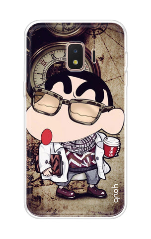 Nerdy Shinchan Soft Cover for Samsung J2 Core