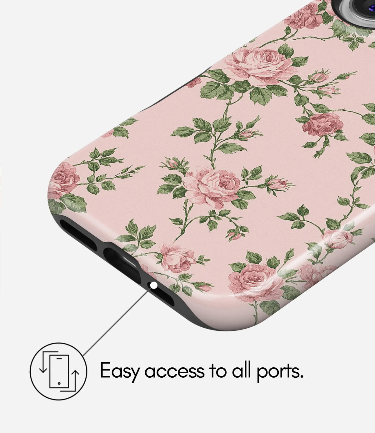 Blush Garden Premium Tough Shining Phone Case (Double Layer) Available For All iPhone Models