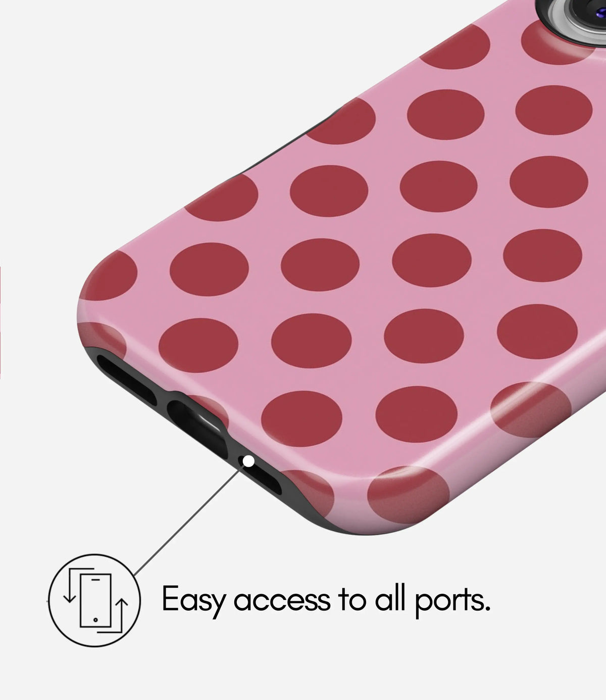 Cherry Crush Premium Tough Shining Phone Case (Double Layer) Available For All iPhone Models